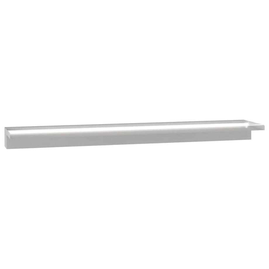 vidaXL Zwembadwaterval met LED-verlichting 110 cm roestvrij staal vidaXL Zwembadwaterval met LED-verlichting 110 cm roestvrij staal afbeelding 1