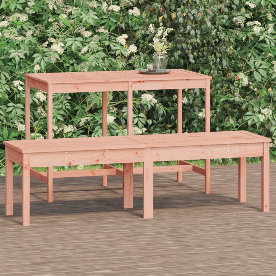 vidaXL Tuinbank 2-zits 159,5x44x45 cm massief douglashout vidaXL Tuinbank 2-zits 159,5x44x45 cm massief douglashout afbeelding 1