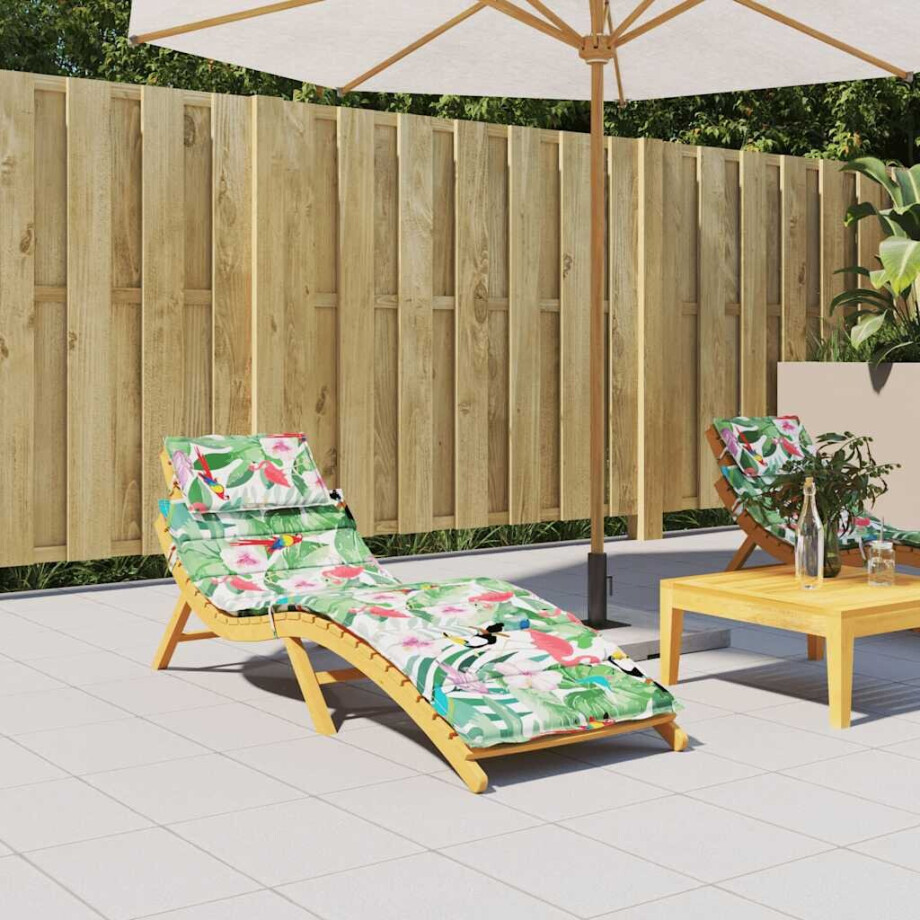 vidaXL Ligbedkussen oxford stof meerkleurig afbeelding 1