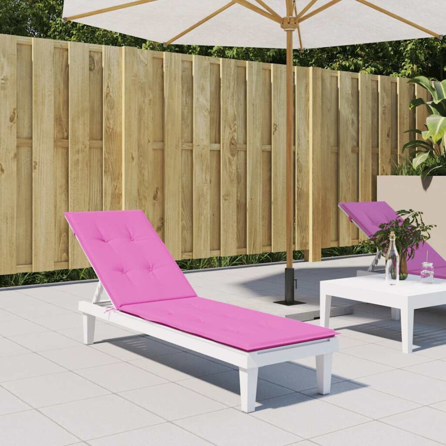 vidaXL Terrasstoelkussen oxford stof roze afbeelding 1