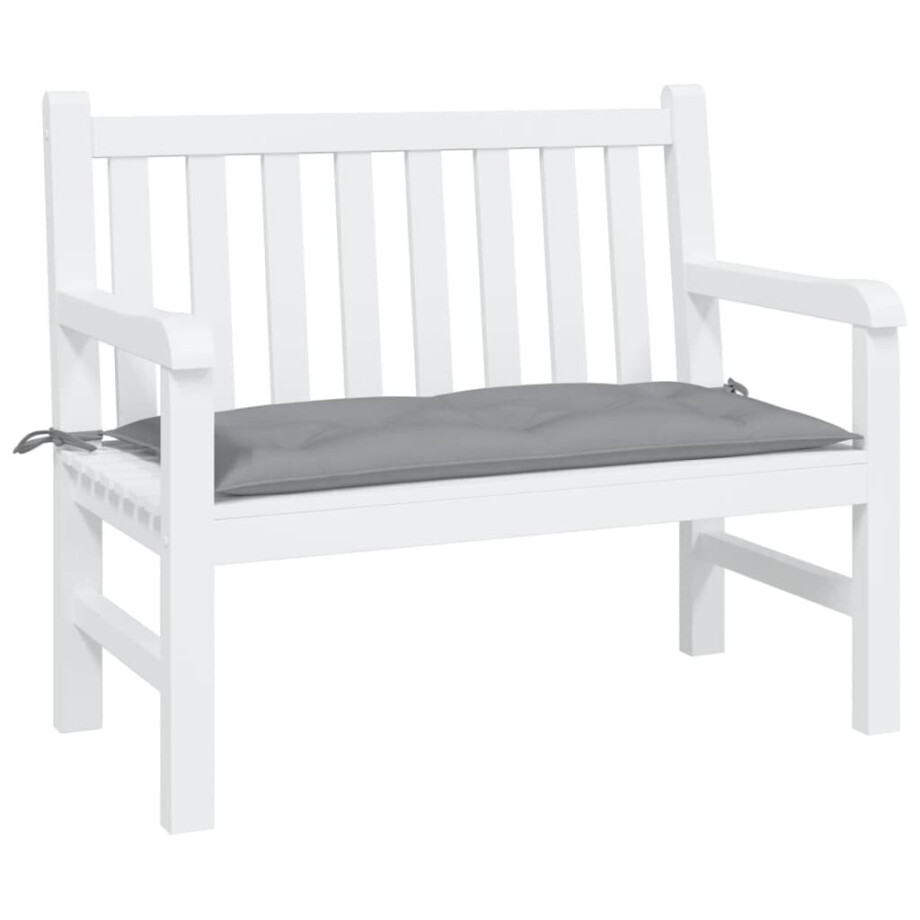 vidaXL Tuinbankkussen 100x50x7 cm oxford stof grijs vidaXL Tuinbankkussen 100x50x7 cm oxford stof grijs afbeelding 1