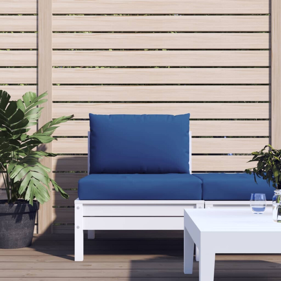 vidaXL Palletkussens 2 st oxford stof blauw vidaXL Palletkussens 2 st oxford stof blauw afbeelding 1