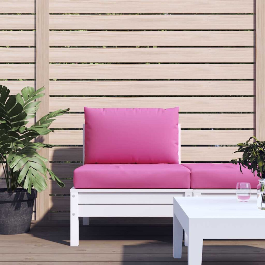 vidaXL Palletkussens 2 st oxford stof roze vidaXL Palletkussens 2 st oxford stof roze afbeelding 1