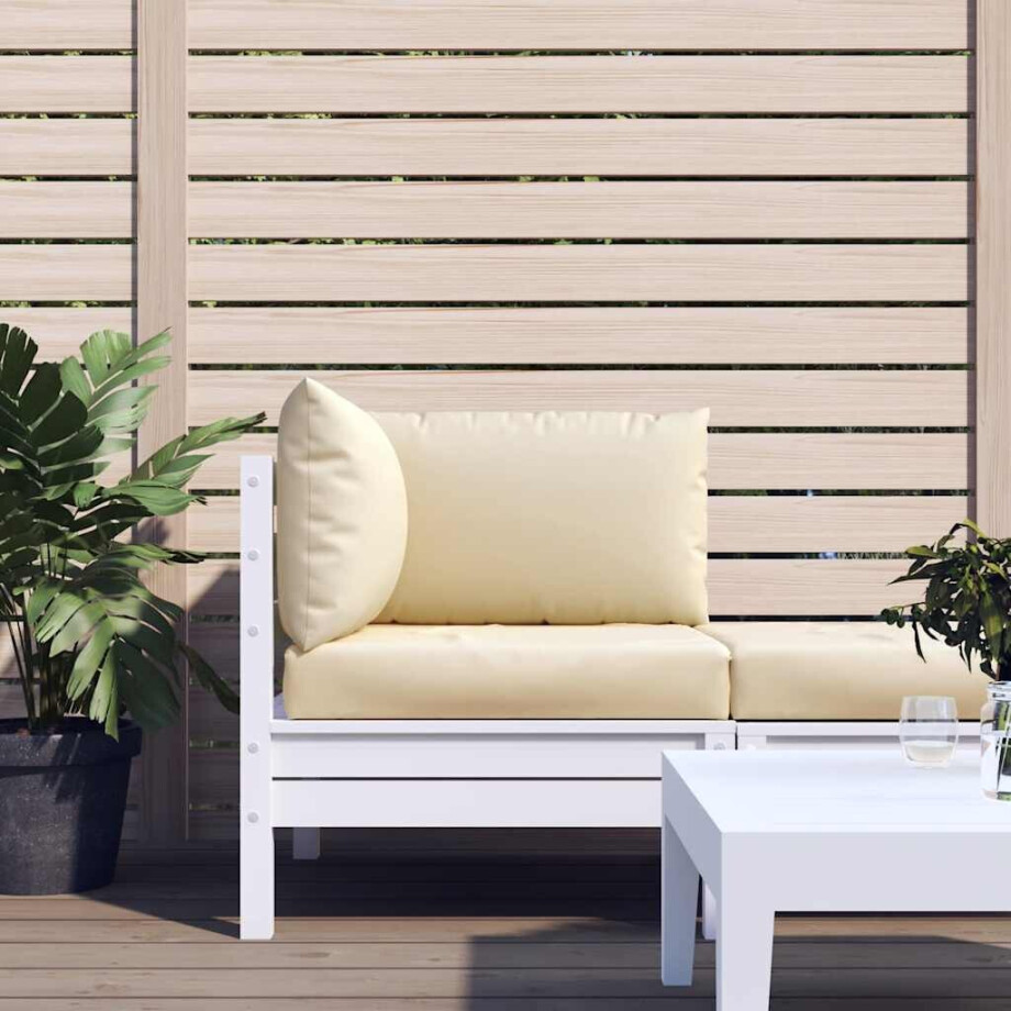 vidaXL Palletkussens 3 st oxford stof beige afbeelding 1