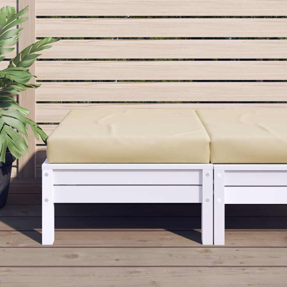 vidaXL Palletkussen 60x60x8 cm oxford stof beige vidaXL Palletkussen 60x60x8 cm oxford stof beige afbeelding 1