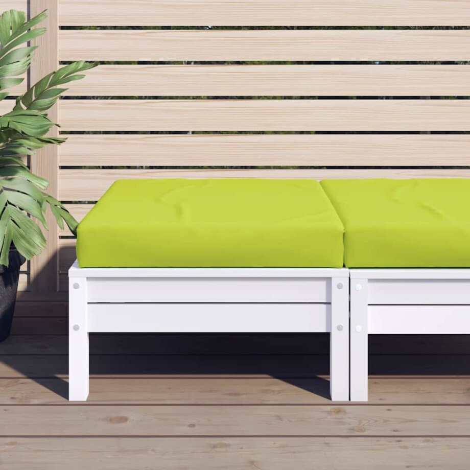 vidaXL Palletkussen 60x60x9,5 cm oxford stof felgroen afbeelding 1