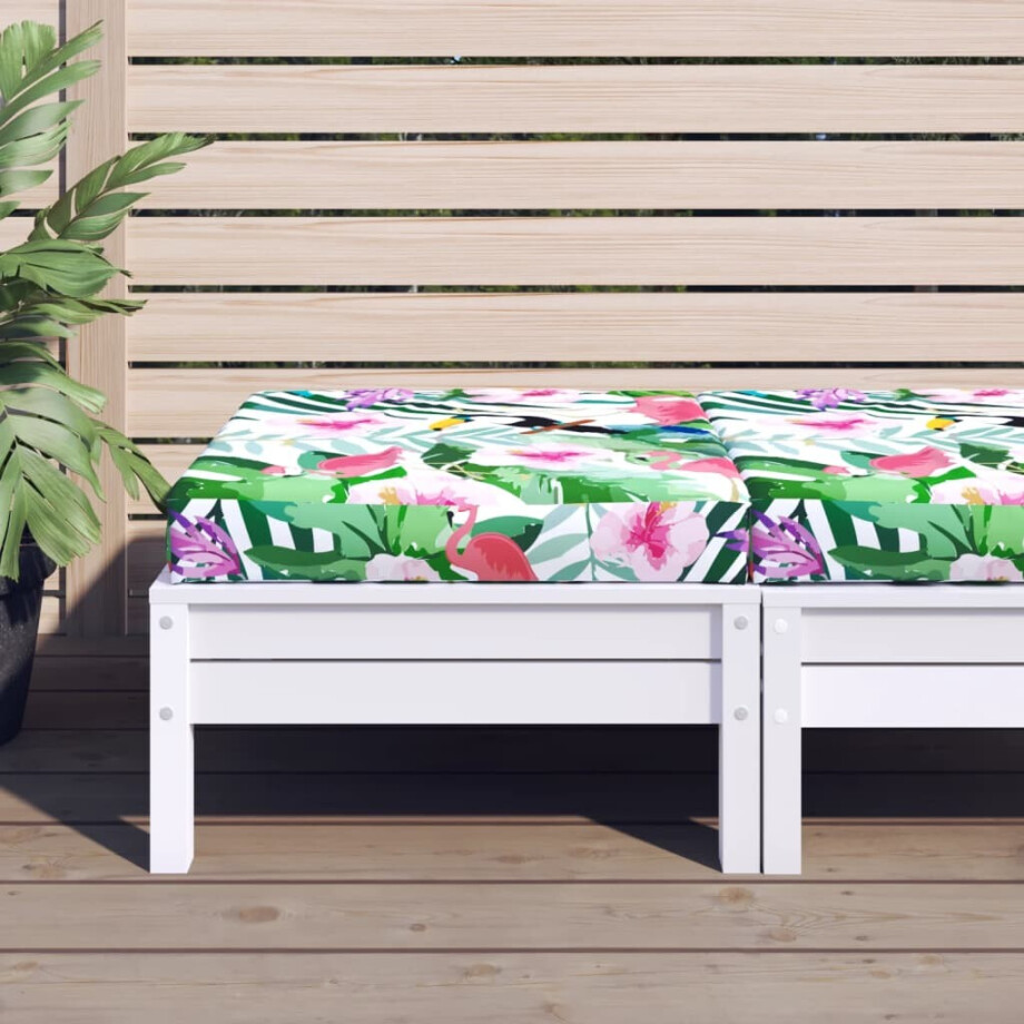 vidaXL Palletkussen 60x60x8 cm oxford stof meerkleurig afbeelding 1