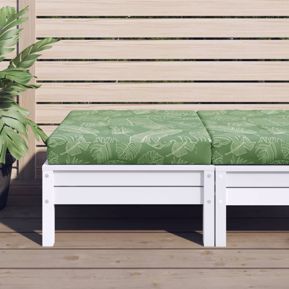 vidaXL Palletkussen bladpatroon 60x60x8 cm oxford stof vidaXL Palletkussen bladpatroon 60x60x8 cm oxford stof afbeelding 1