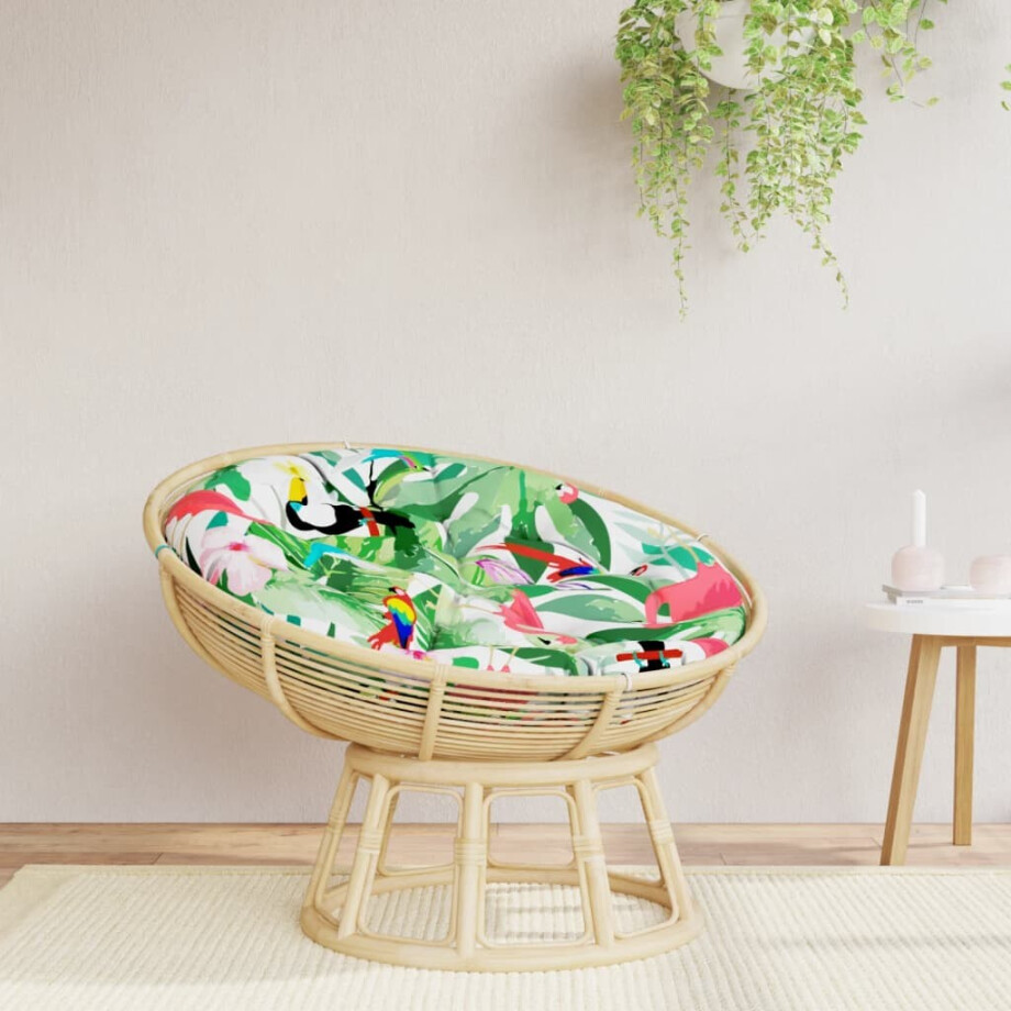 vidaXL Kussen rond Ø 100x11 cm oxford stof meerkleurig afbeelding 1