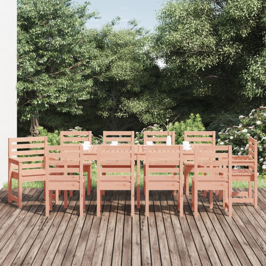 vidaXL 11-delige Tuinset massief douglashout afbeelding 1