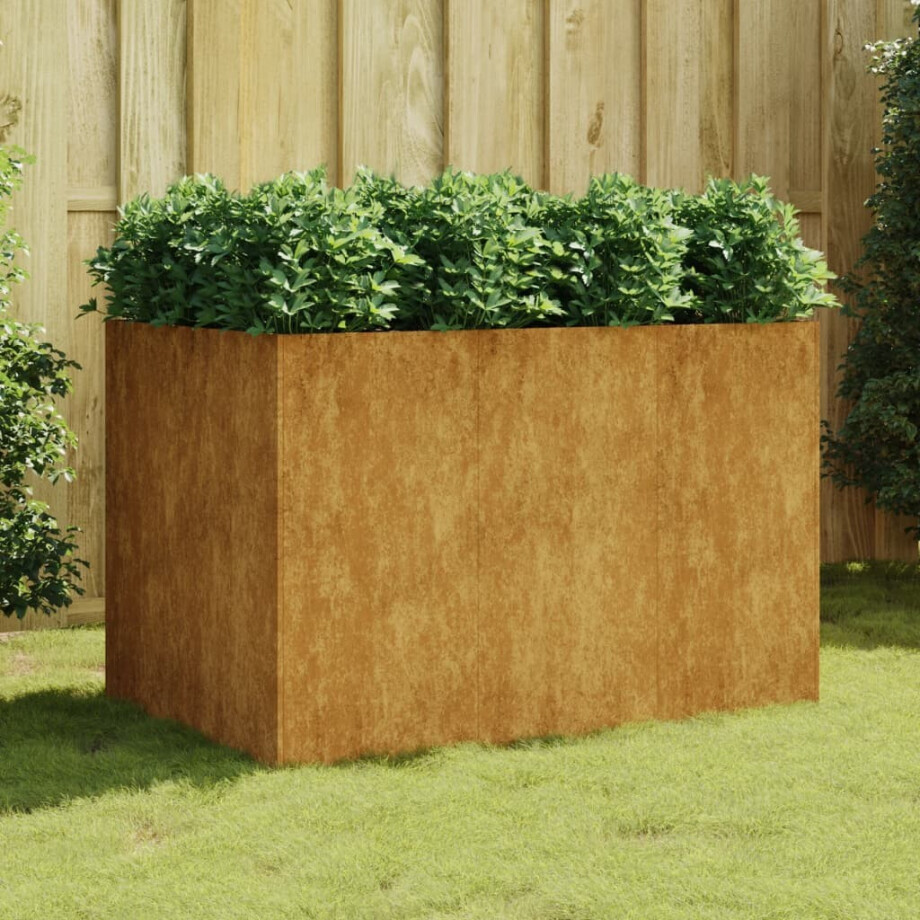 vidaXL Plantenbak verhoogd 120x80x80 cm cortenstaal vidaXL Plantenbak verhoogd 120x80x80 cm cortenstaal afbeelding 1