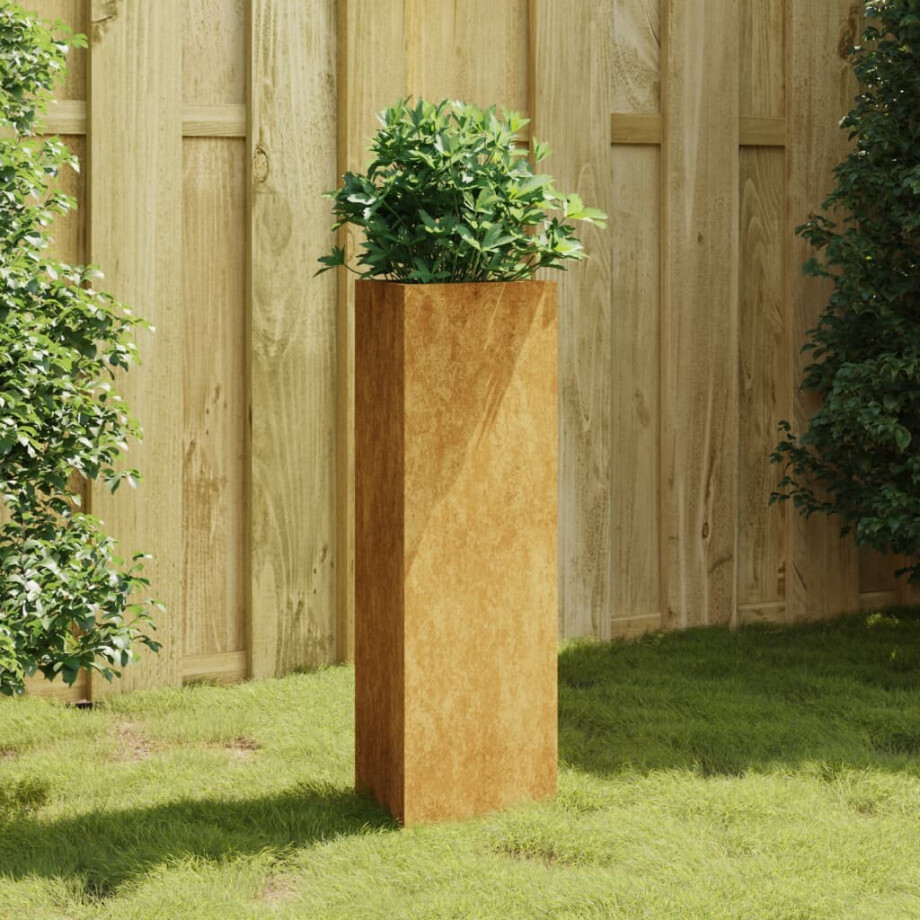vidaXL Plantenbak 30x26x75 cm cortenstaal vidaXL Plantenbak 30x26x75 cm cortenstaal afbeelding 1