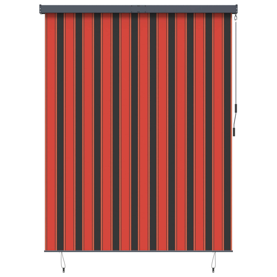 vidaXL Rolgordijn Oranje en Bruin 200 x 250 cm Stof en Aluminium vidaXL Rolgordijn Oranje en Bruin 200 x 250 cm Stof en Aluminium afbeelding 1