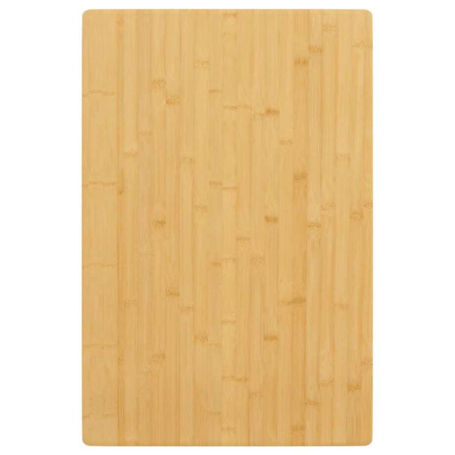 vidaXL Tafelblad 60x100x2,5 cm bamboe afbeelding 1