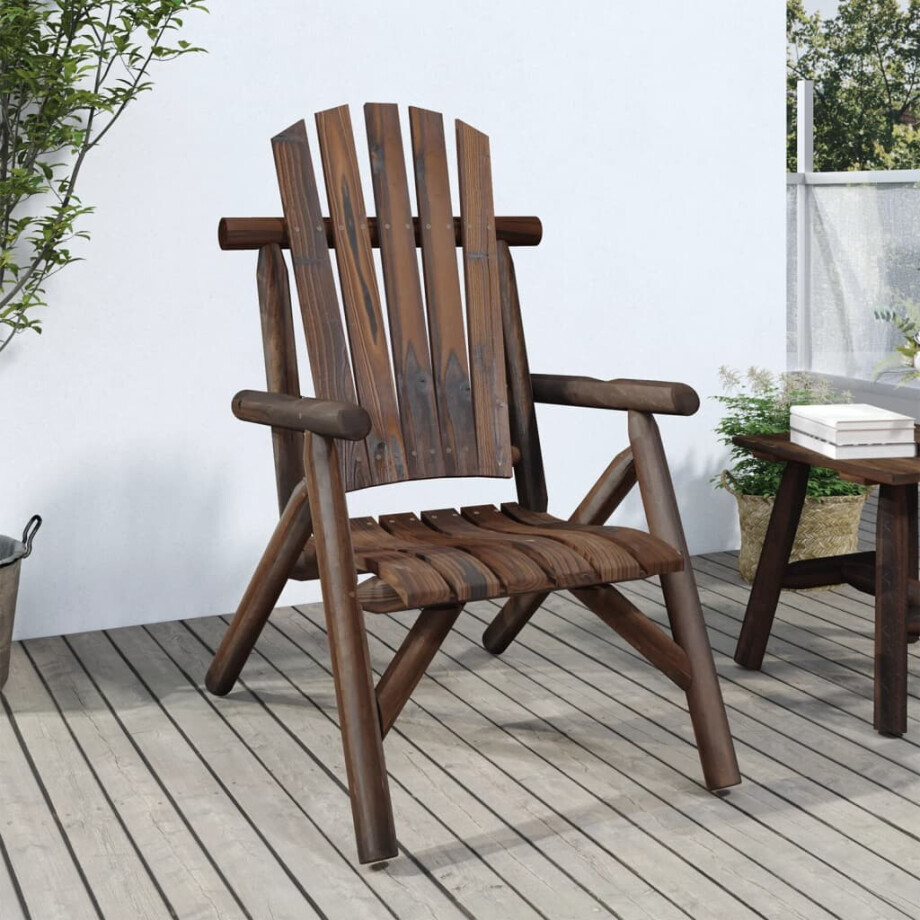 vidaXL Tuinstoel 68x86x103 cm massief vurenhout vidaXL Tuinstoel 68x86x103 cm massief vurenhout afbeelding 1