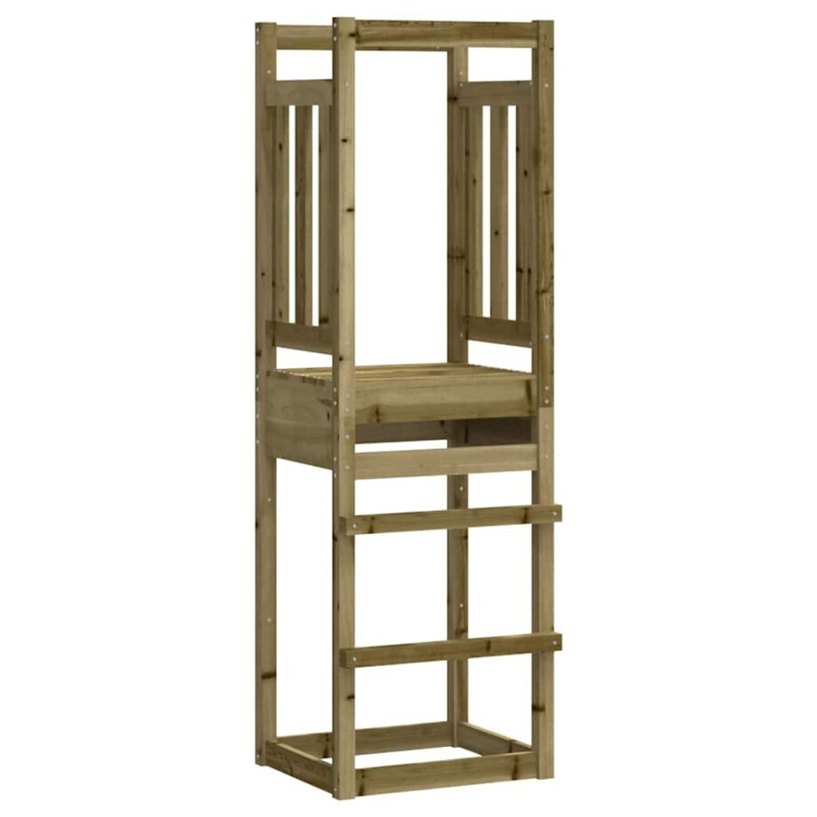 vidaXL Speeltoren 53x46,5x169 cm geïmpregneerd grenenhout vidaXL Speeltoren 53x46,5x169 cm geïmpregneerd grenenhout afbeelding 1