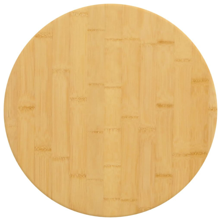 vidaXL Tafelblad Ø 40x2,5 cm bamboe vidaXL Tafelblad Ø 40x2,5 cm bamboe afbeelding 1
