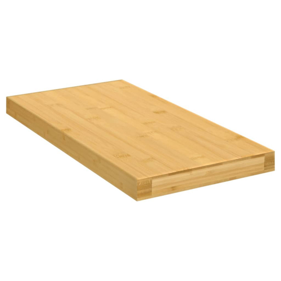 vidaXL Wandschap 40x20x2,5 cm bamboe afbeelding 1