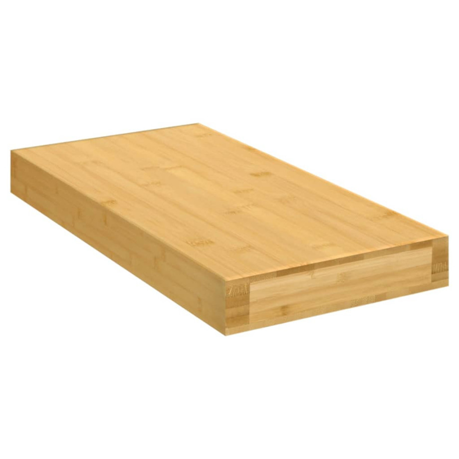 vidaXL Wandschap 40x20x4 cm bamboe afbeelding 1