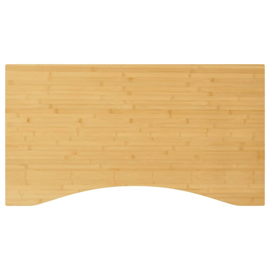 vidaXL Bureaublad 110x60x4 cm bamboe afbeelding 1