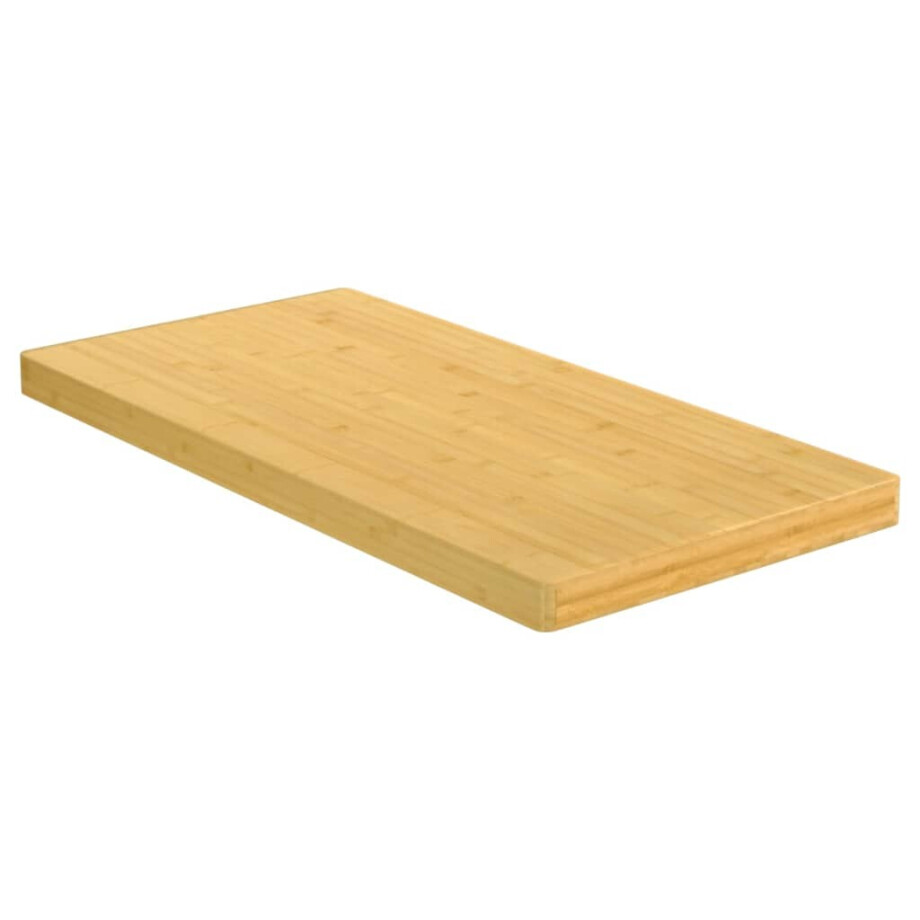 vidaXL Snijplank 100x50x4 cm bamboe afbeelding 1