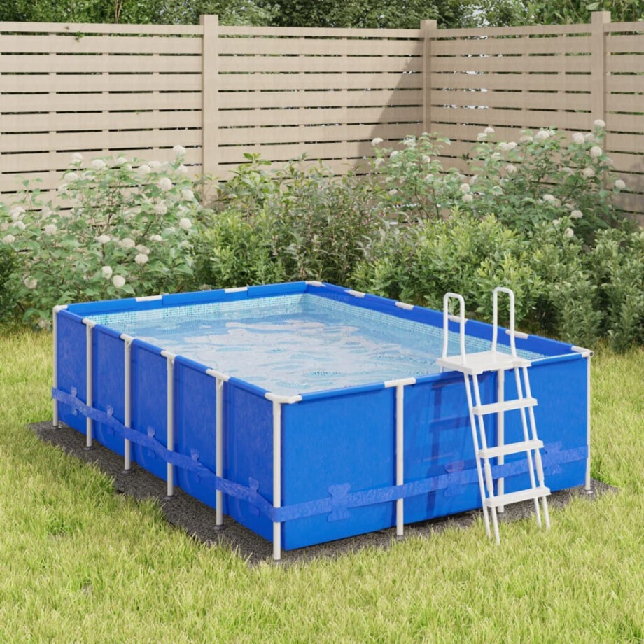 vidaXL Zwembadgrondzeil 300x220 cm polyester geotextiel lichtgrijs vidaXL Zwembadgrondzeil 300x220 cm polyester geotextiel lichtgrijs afbeelding 1