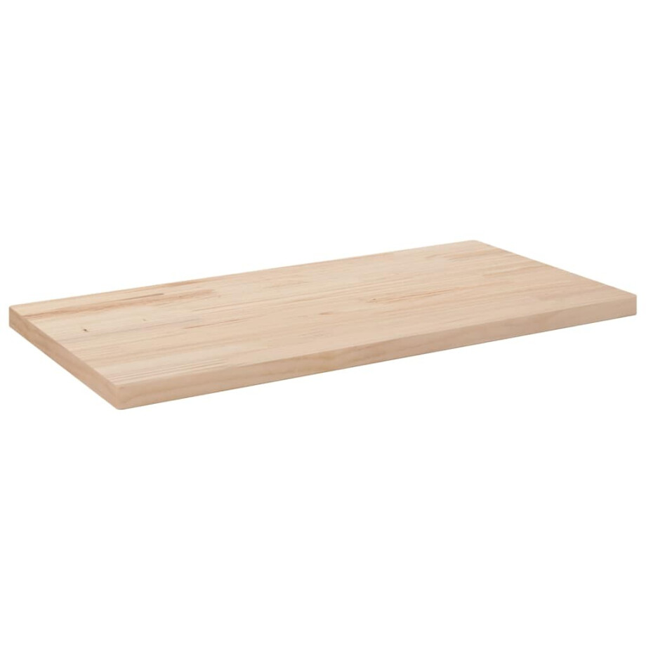 vidaXL Tafelblad rechthoekig 80x40x2,5 cm massief grenenhout vidaXL Tafelblad rechthoekig 80x40x2,5 cm massief grenenhout afbeelding 1