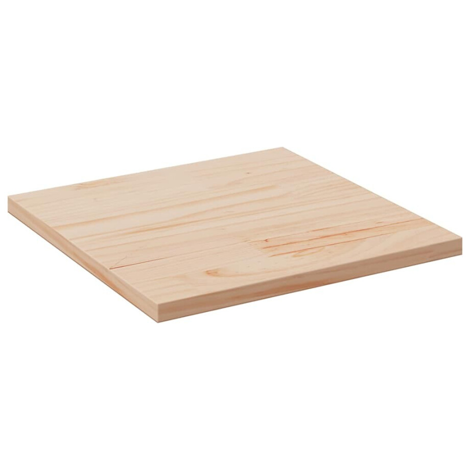vidaXL Tafelblad vierkant 60x60x2,5 cm massief grenenhout afbeelding 1