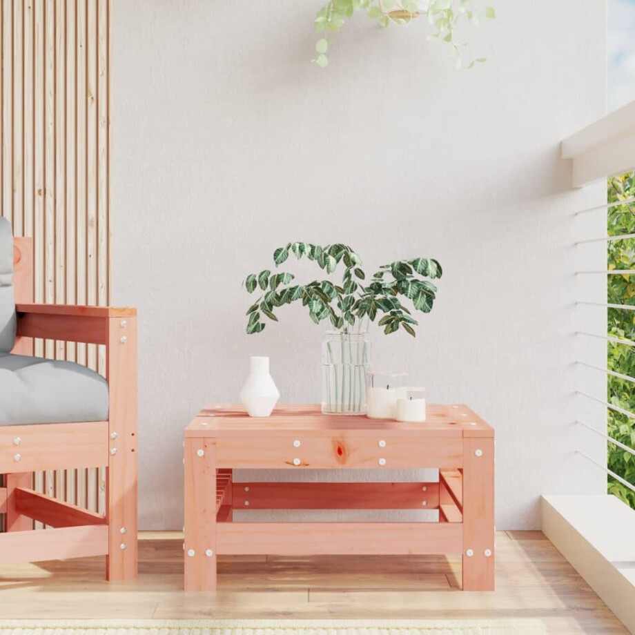 vidaXL Tuinvoetenbank massief douglashout vidaXL Tuinvoetenbank massief douglashout afbeelding 1