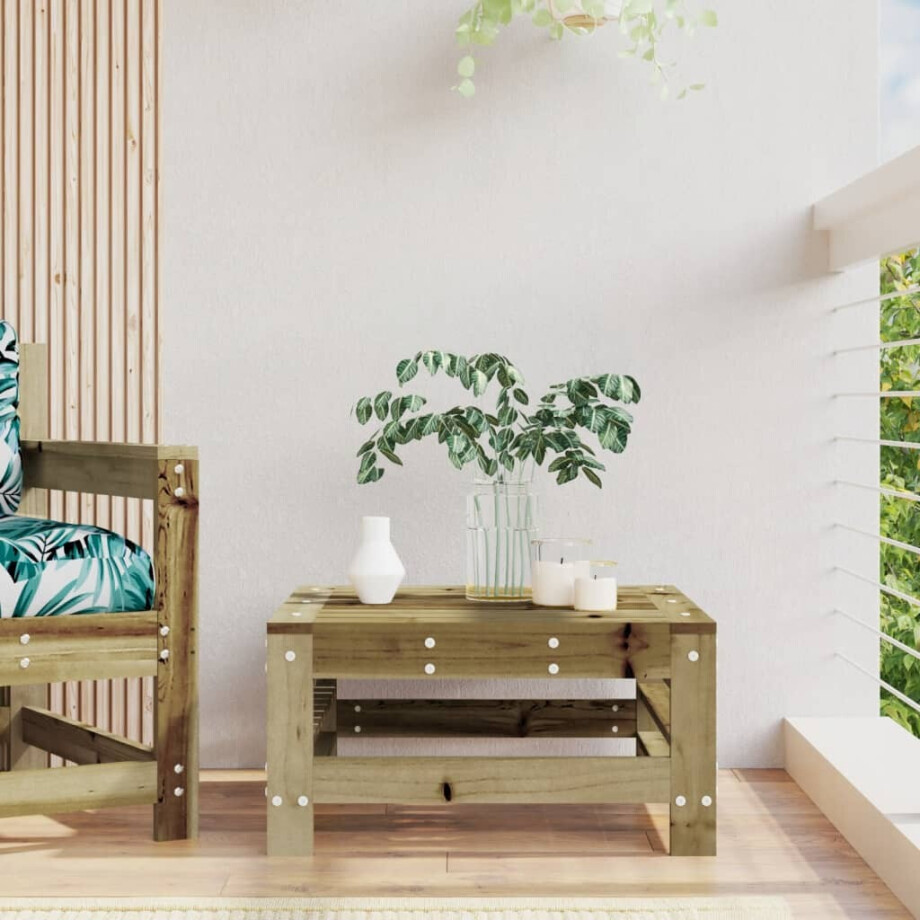 vidaXL Tuinvoetenbank geïmpregneerd grenenhout afbeelding 1