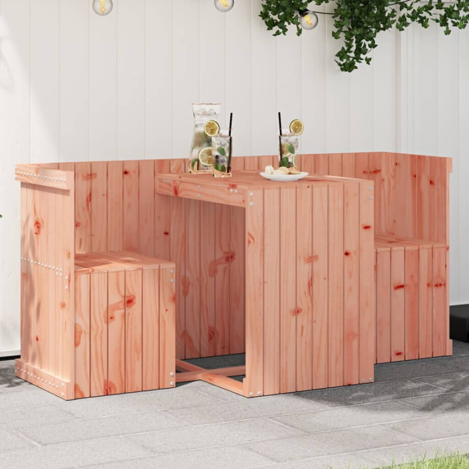 vidaXL Balkonset 2-zits massief douglashout vidaXL Balkonset 2-zits massief douglashout afbeelding 1