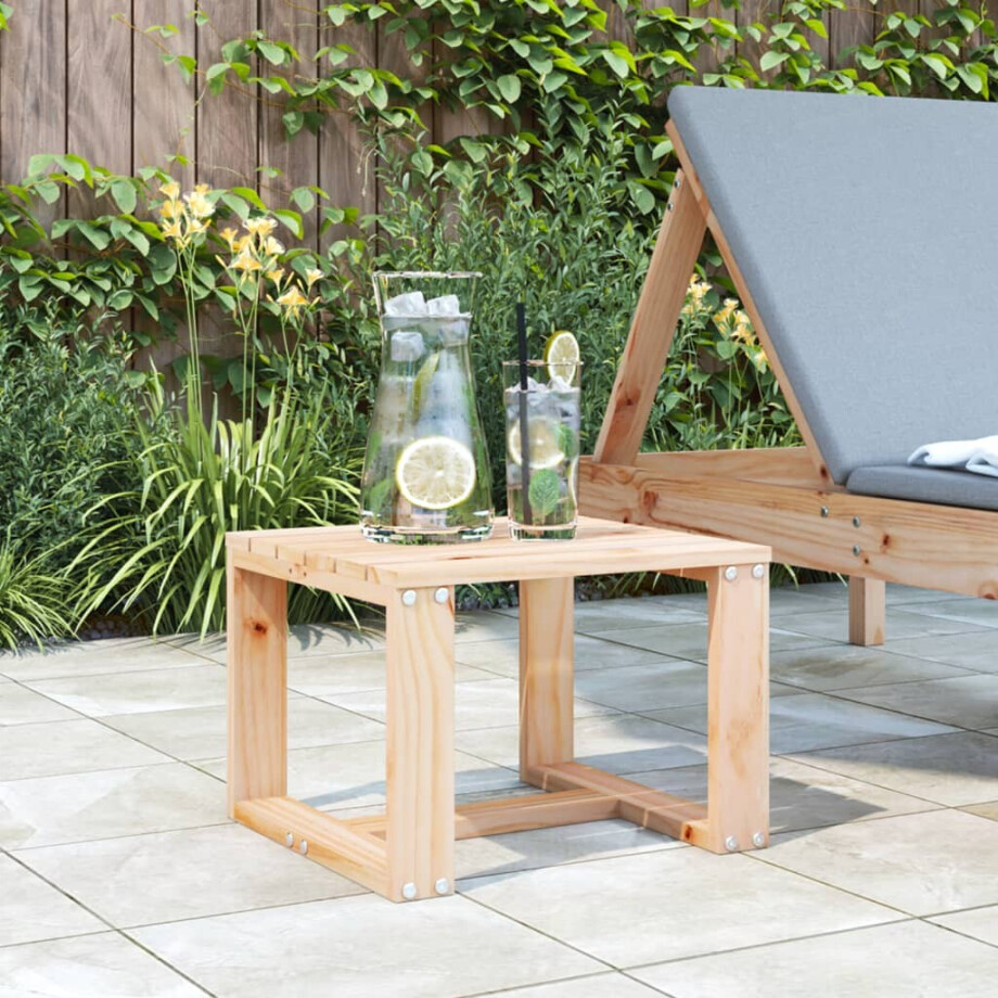 vidaXL Tuinbijzettafel 40x38x28,5 cm massief grenenhout vidaXL Tuinbijzettafel 40x38x28,5 cm massief grenenhout afbeelding 1