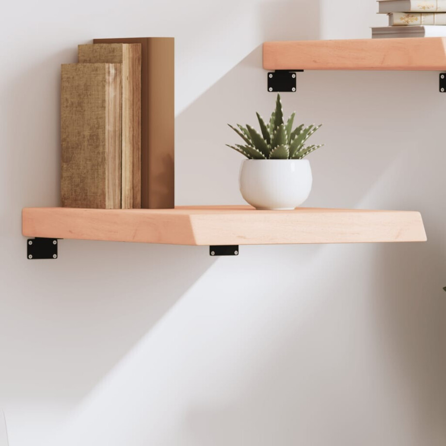 vidaXL Wandschap 40x60x(2-6) cm onbehandeld massief eikenhout vidaXL Wandschap 40x60x(2-6) cm onbehandeld massief eikenhout afbeelding 1
