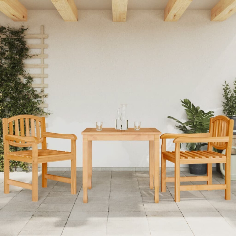 vidaXL Tuinstoelen 2 st 58x59x88 cm massief teakhout afbeelding 1
