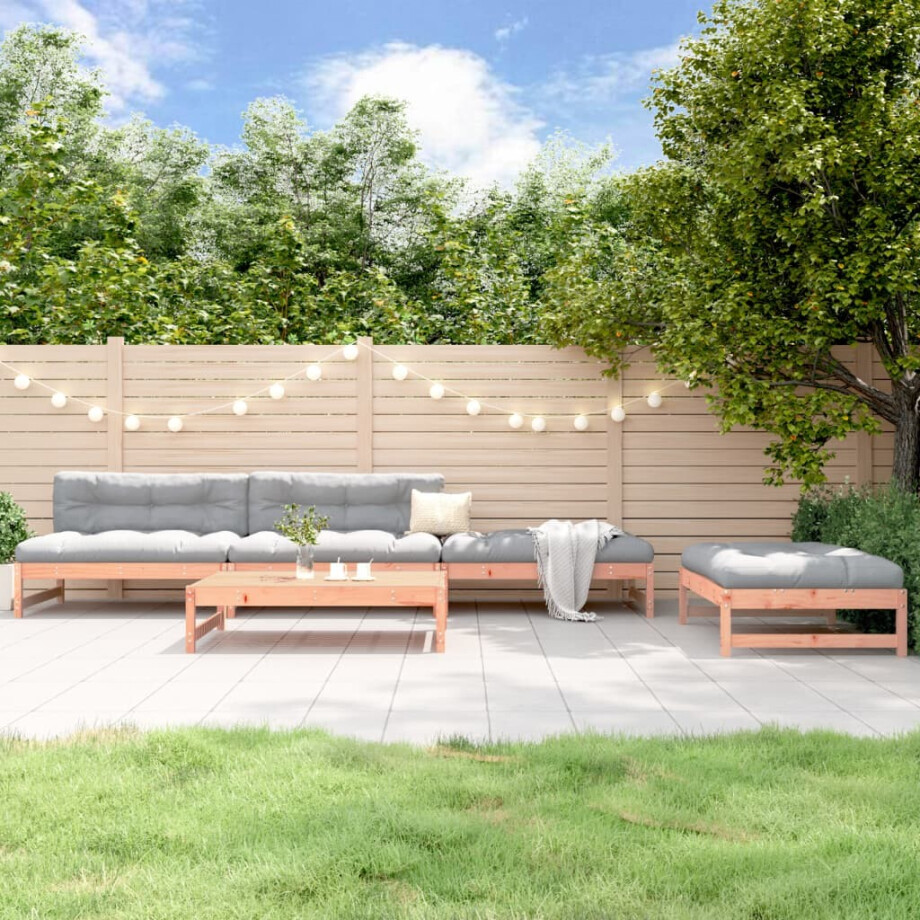 vidaXL 5-delige Loungeset massief douglashout vidaXL 5-delige Loungeset massief douglashout afbeelding 1