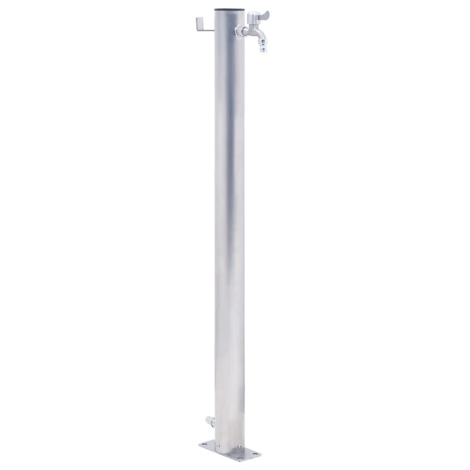 vidaXL Waterzuil rond 60 cm roestvrij staal afbeelding 1