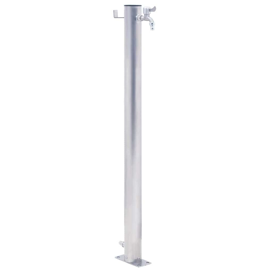 vidaXL Waterzuil rond 80 cm roestvrij staal afbeelding 1