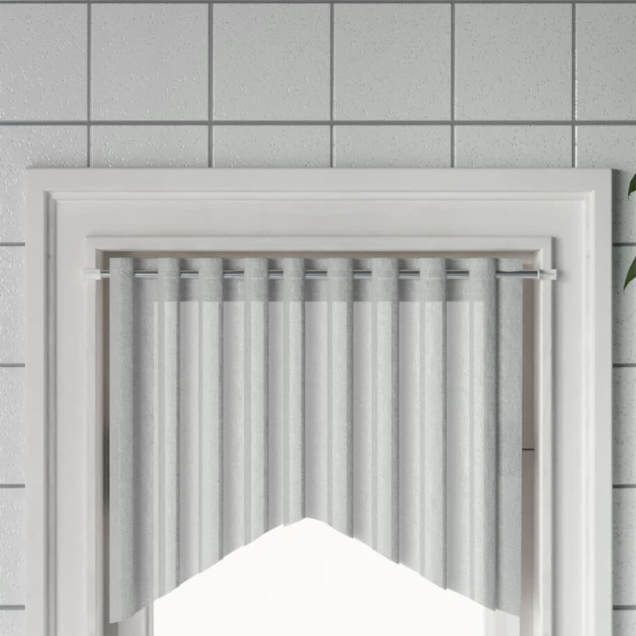 vidaXL Gordijnrails 2 st 60-105 cm aluminium wit en zilverkleurig vidaXL Gordijnrails 2 st 60-105 cm aluminium wit en zilverkleurig afbeelding 1