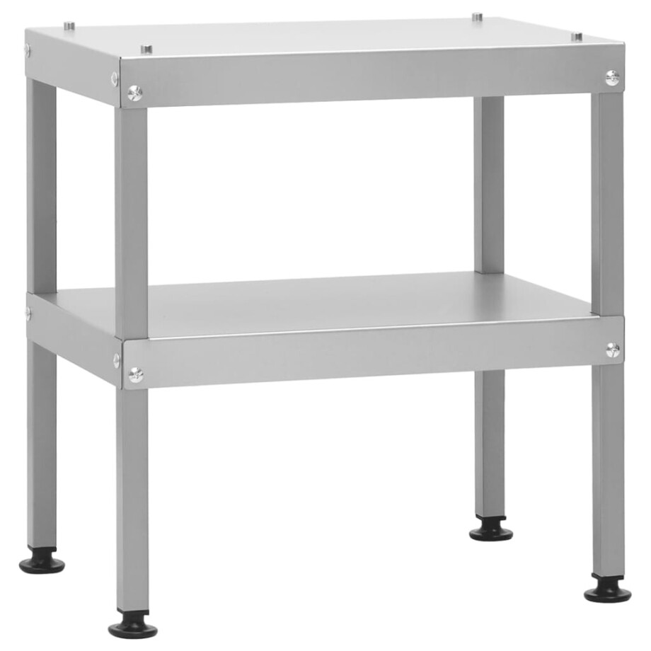 vidaXL Tafel voor rookoven 40x28x44,5 cm gegalvaniseerd staal vidaXL Tafel voor rookoven 40x28x44,5 cm gegalvaniseerd staal afbeelding 1