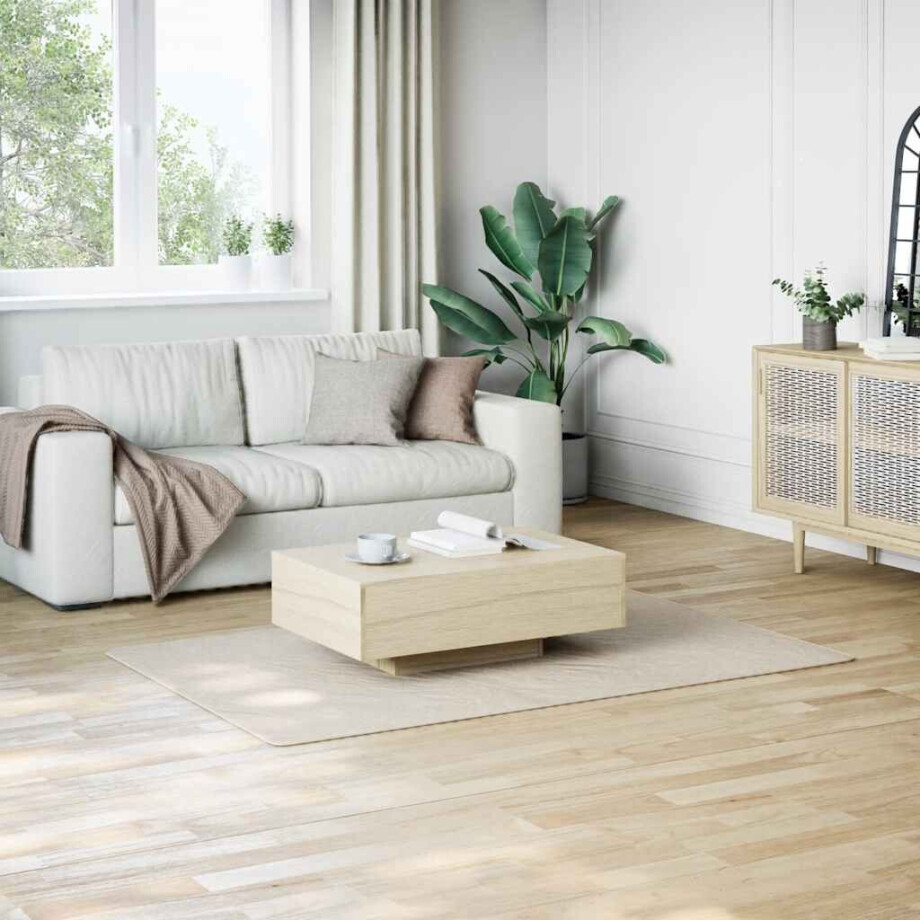 vidaXL Vloerkleed shaggy crèmewit 120x183 cm polyester afbeelding 1