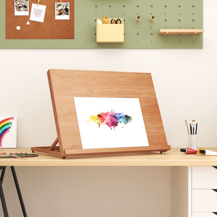 vidaXL Tafelezel 65x48x7 cm massief beukenhout vidaXL Tafelezel 65x48x7 cm massief beukenhout afbeelding