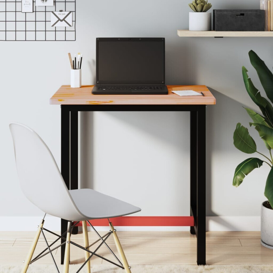 vidaXL Bureaublad 80x55x2,5 cm massief beukenhout vidaXL Bureaublad 80x55x2,5 cm massief beukenhout afbeelding 1