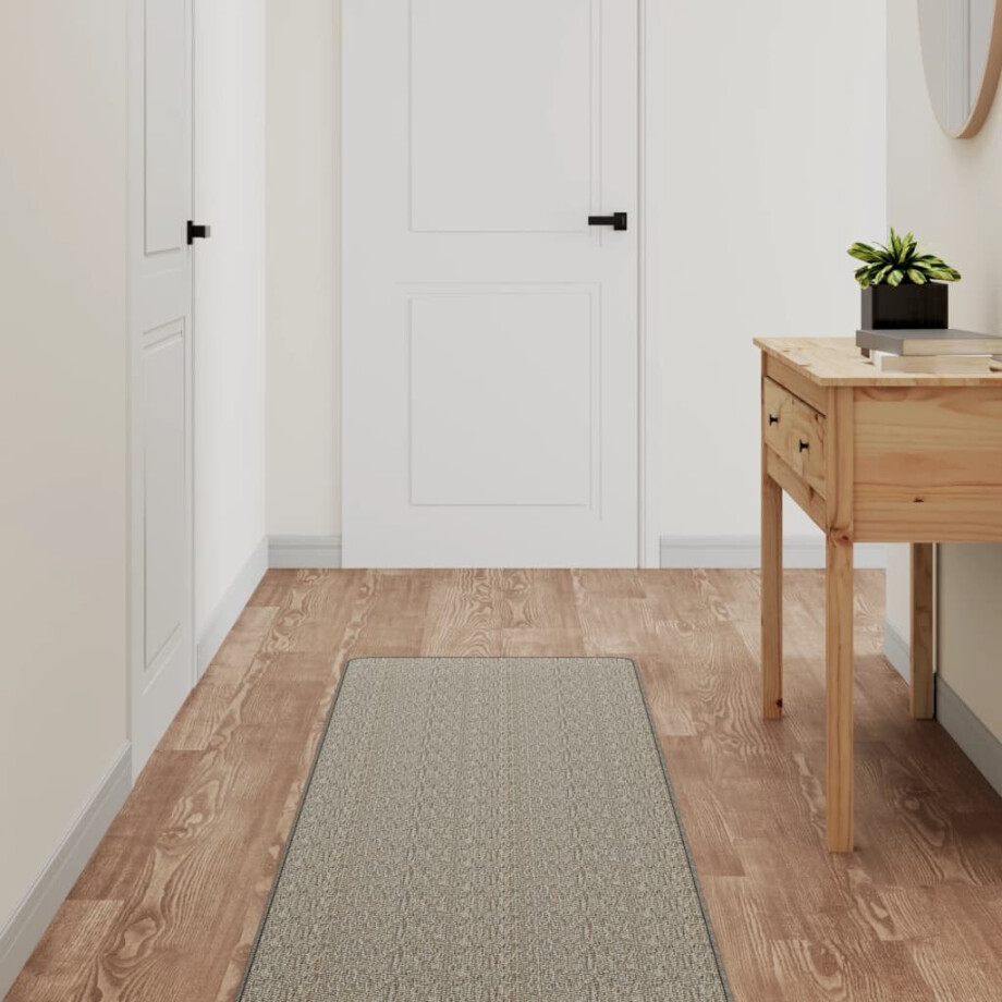vidaXL Tapijtloper 50x150 cm sisal-look taupe afbeelding 1