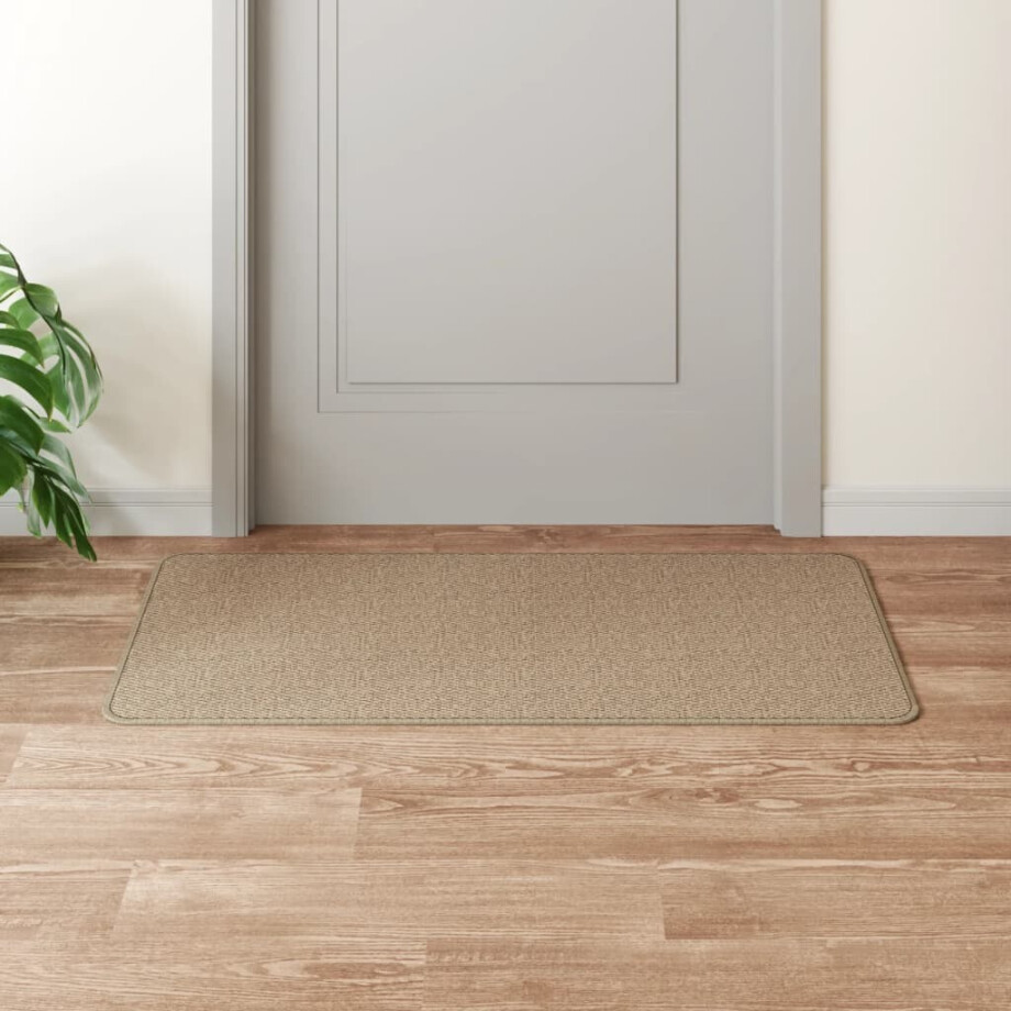 vidaXL Tapijtloper 50x100 cm sisal-look zandkleurig vidaXL Tapijtloper 50x100 cm sisal-look zandkleurig afbeelding 1