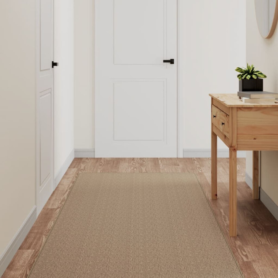 vidaXL Tapijtloper 80x200 cm sisal-look zandkleurig vidaXL Tapijtloper 80x200 cm sisal-look zandkleurig afbeelding 1