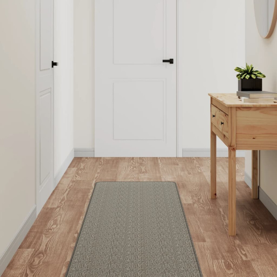 vidaXL Tapijtloper 50x150 cm sisal-look zilverkleurig afbeelding 1
