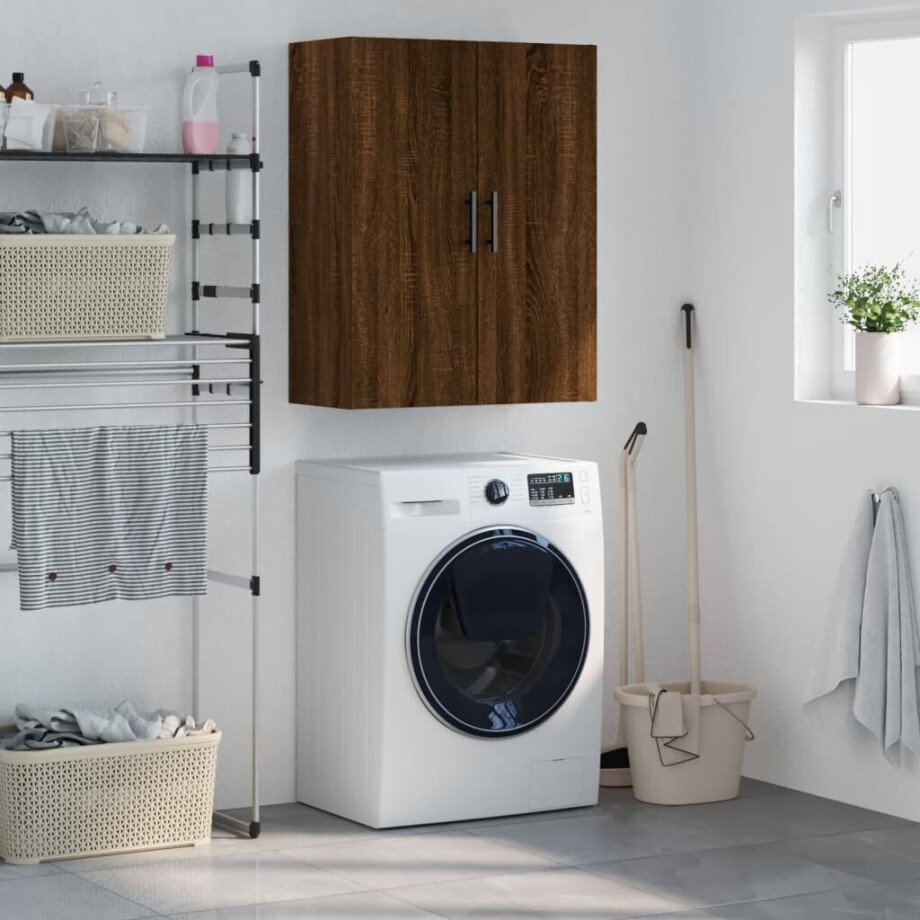 vidaXL Bovenkast 69,5x34x90 cm bruin eikenkleur vidaXL Bovenkast 69,5x34x90 cm bruin eikenkleur afbeelding 1