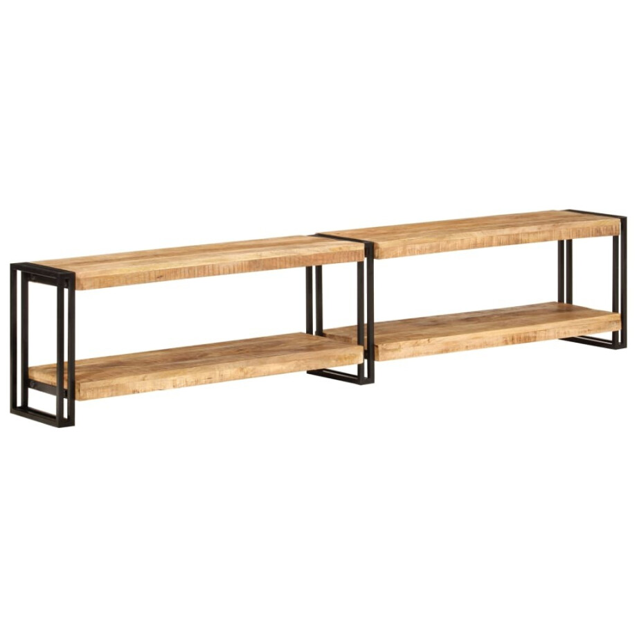 vidaXL Tv-meubel 200x30x40 cm massief mangohout afbeelding 1