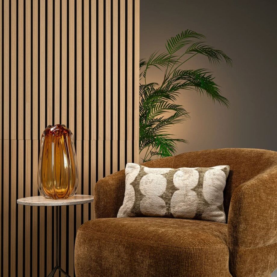 WallArt Akupanelen 4 st akoestisch natuurlijk eiken afbeelding 1