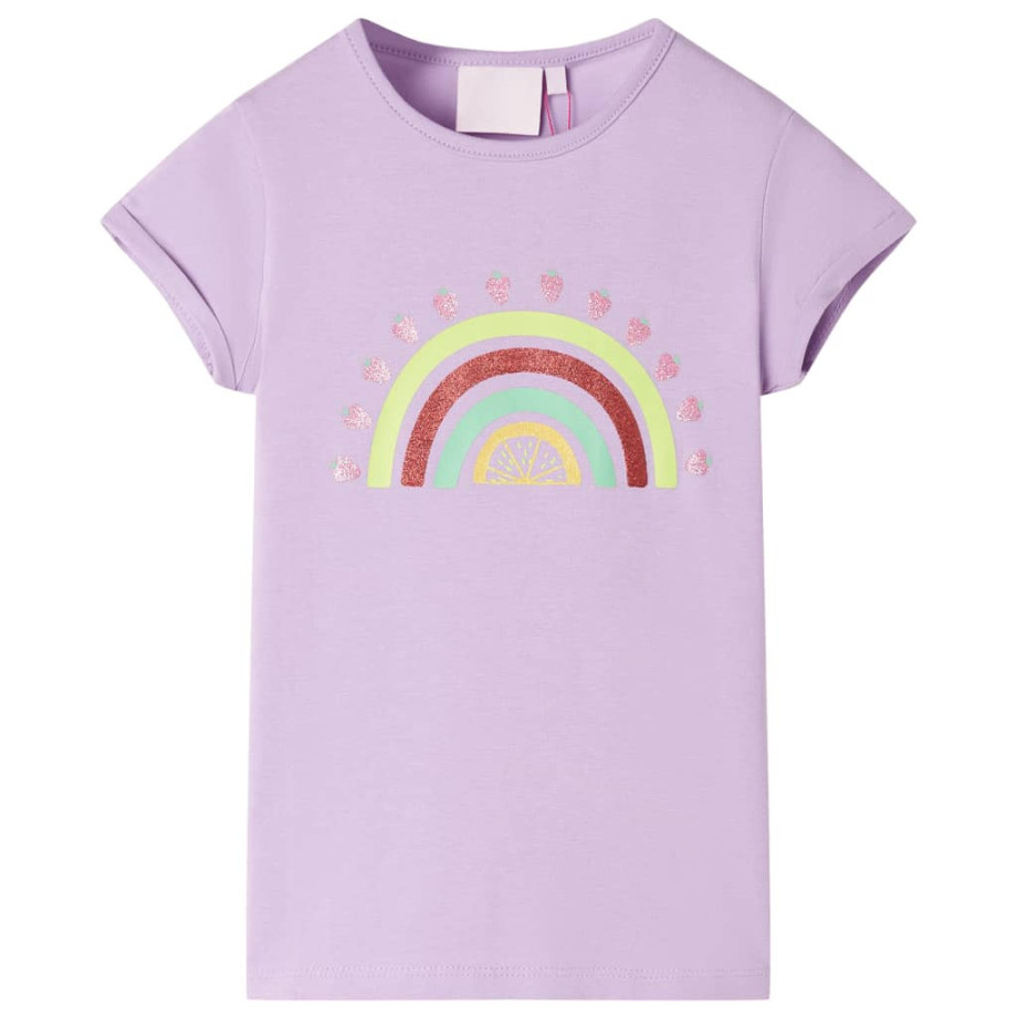 vidaXL Kindershirt 104 lila afbeelding 1